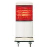 Harmony XVC, Colonna luminosa monoblocco precablata, plastica, rosso, Ø60, montaggio diretto su base, luce fissa o lampeg., buzzer, IP54, 24 VAC/DC