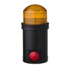Colonna luminosa MINIATURA arancio 0,5 J XVD - tubo flash - 24V AC/DC - IP 40