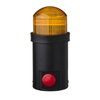 Colonna luminosa MINIATURA arancio 0,5 J XVD - tubo flash - 24V AC/DC - IP 40