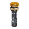 Lampada spia Ø12 - IP40 - gialla arancio - led coperto - 48V connettore a vite