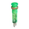 Lampada spia Ø8 - IP40 - verde - LED protetto - 48V - faston