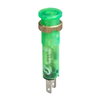Lampada spia Ø8 - IP40 - verde - LED protetto - 48V - faston