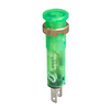 Lampada spia Ø8 - IP40 - verde - LED protetto - 48V - faston