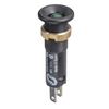 Lampada spia Ø8 - IP40 - verde - LED sporgente - 48V - faston