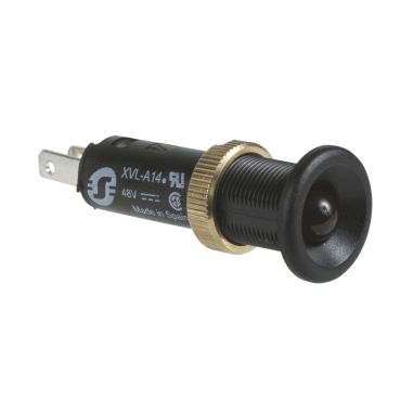 Lampada spia Ø8 - IP40 - rossa - LED sporgente - 48V - faston – Immagine 2 di 3