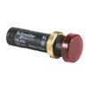 Luce pilota rotonda Ø 12 - IP40 - Rossa - LED coperto - 5 V - Capicorda