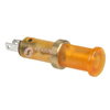 Lampada spia Ø8 - IP40 - gialla arancio - LED protetto - 24V - faston