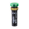 Lampada spia Ø12 - IP40 - verde - LED protetto - 48V - connettore a vite