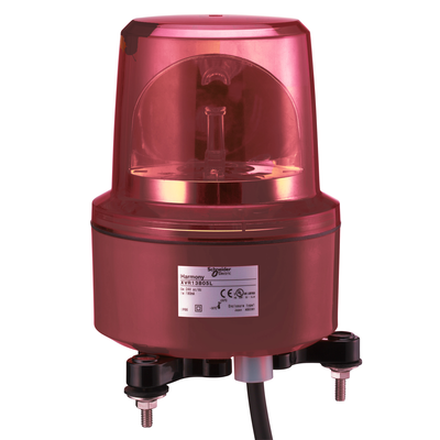 Dispositivo a luce rotante 1 Ø30 rosso 120 VAC IP67