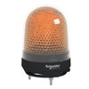 Dispositivo a luce rotante, con buzzer, 12-24 VDC, arancio