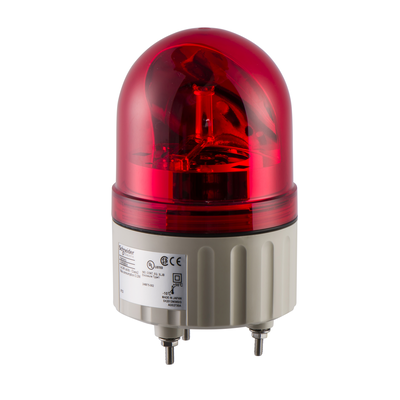 Dispositivo a luce rotante 84mm rosso 24 VAC/VDC