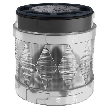 Elemento luminoso Ø60mm LED - lampeggiante - bianco - IP65 – Immagine 2 di 3