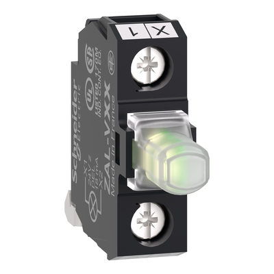 Elemento luminoso per pulsantiere - bianco - LED integrato - 230..240 V