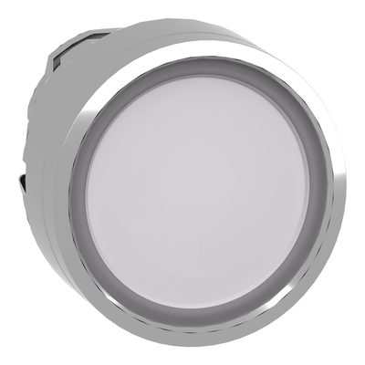 Testa pulsante luminoso Ø22 - bianco- per LED universale