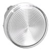 Testa lampada spia Ø22 gemme striate bianche- per LED universale