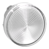 Testa lampada spia Ø22 gemme striate bianche- per LED universale