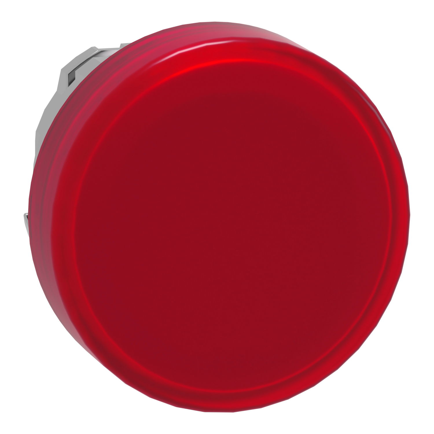 Testa lampada spia Ø22 gemma liscia rossa - per LED universale – Immagine 3 di 4