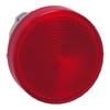 Testa lampada spia Ø22 gemma striata rossa- per LED universale