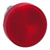 Testa lampada spia Ø22 gemma striata rossa- per LED universale