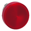 Testa lampada spia Ø22 gemma striata rossa- per LED universale