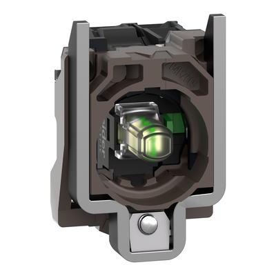 Corpo per pulsante luminoso Ø22 - 120Vac - LED universale 1NO