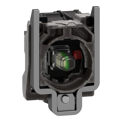 Corpo per pulsante luminoso Ø22 - LED universale 1NC-24Vac/dc
