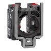 Corpo contatti, Harmony XB4, contatto singolo, con base di fissaggio, metallo, 2 NC, contatti Push-in