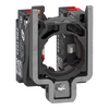 Corpo contatti, Harmony XB4, contatto singolo, con base di fissaggio, metallo, 2 NC, contatti Push-in