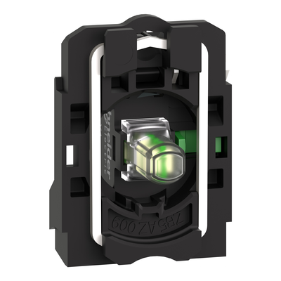 Corpo per pulsante luminoso Ø22 - LED universale - 1NO - 230Vac