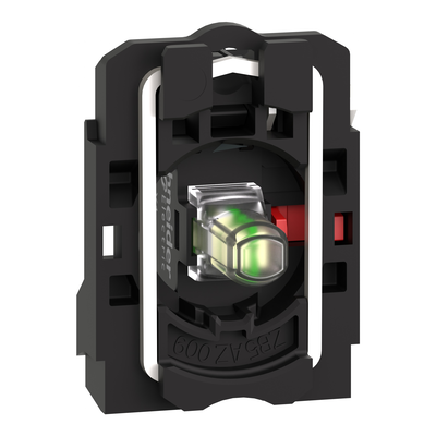Corpo per pulsante luminoso Ø22 - LED universale 1NC