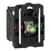 Corpo per pulsante luminoso Ø22 - LED universale 1NO+1NC- 24vac/dc