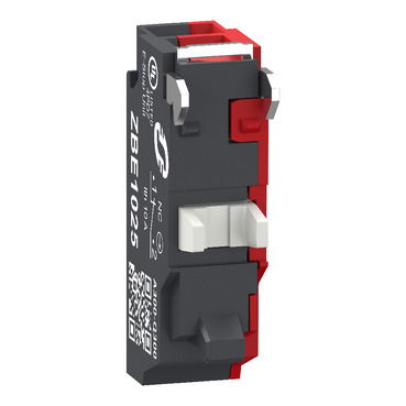 Elemento di contatto singolo, Harmony XB4, Hamony XB5, lega d'argento, contatti Push-in, 1 NC – Immagine 2 di 8