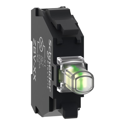 Elemento luminoso Ø22 - LED universale alta protezione, 110..240Vac, 300 VA a 230 VAC, 120 VA a 120 Vac a vite