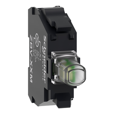 Elemento luminoso, Harmony XB4, Harmony XB5, rosso, 22 mm, LED integrato, 230...240 V CA, manutenzione
