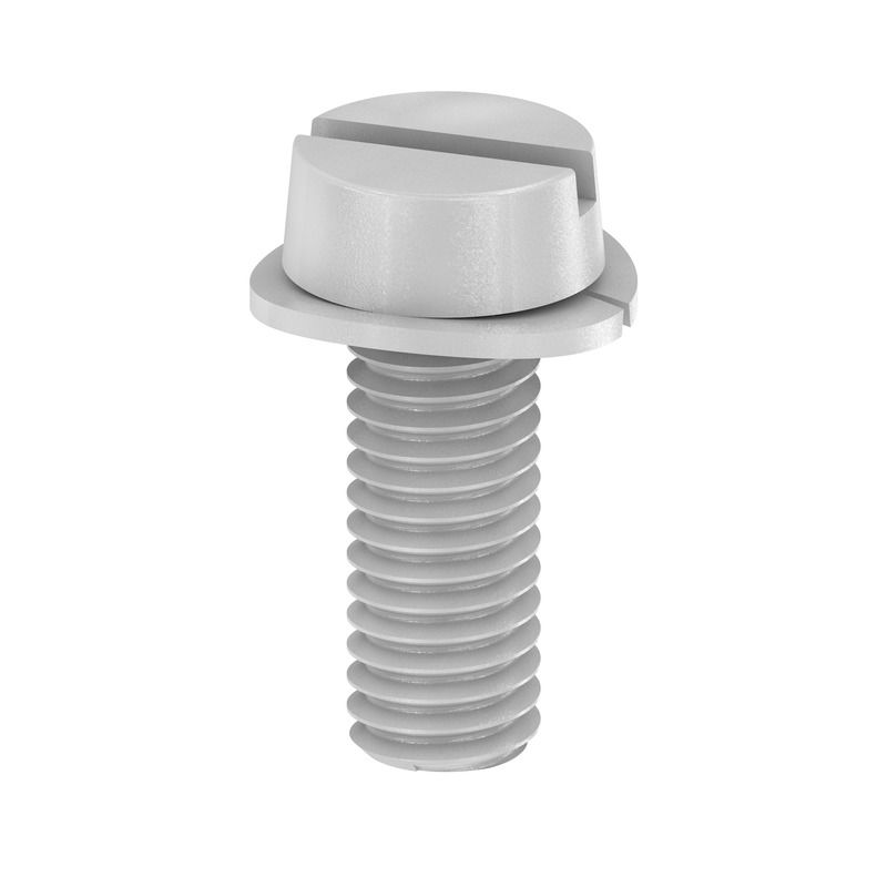Vite di fissaggio (Morsetto), 6.00 mm, acciaio, Profondità: 20 mm, Larghezza: 4.8 mm, Posizione verticale: 4.8 mm