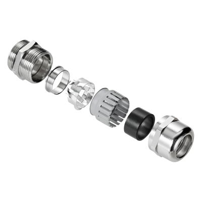 Pressacavo (metallo), VG EMV GEN 4 (pressacavo EMC con gabbia di serraggio), M 40, 9 mm, OD min. 22 - OD max. 32 mm, IP54, IP66, IP67, IP68 - 5 bar (3