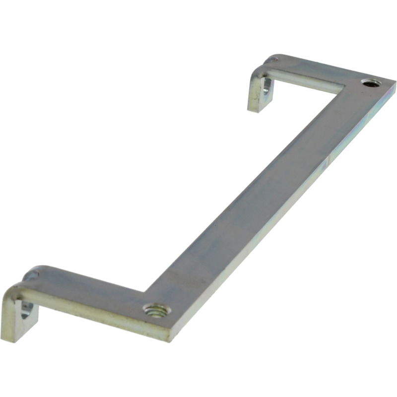 Piastra di fissaggio conduttore (Sistema di inserimento cavi), Cabtite (sistema di inserimento cavi), acciaio, zincato, argento, Posizione verticale: 