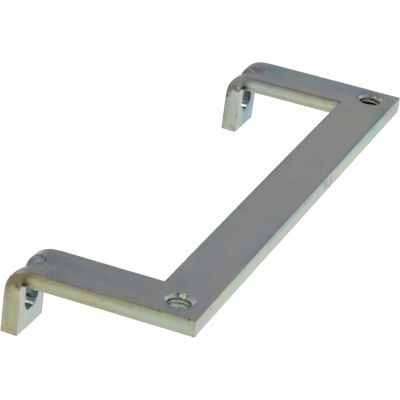 Piastra di fissaggio conduttore (Sistema di inserimento cavi), Cabtite (sistema di inserimento cavi), acciaio, zincato, argento, Posizione verticale: 