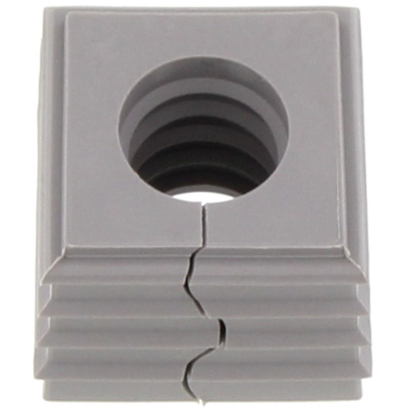 Passacavo fessurato (Sistema di inserimento cavi), 10 mm, 11 mm, -40 °C, 90 °C, TPE, Grigio chiaro