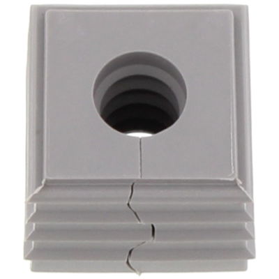 Passacavo fessurato (Sistema di inserimento cavi), 8 mm, 9 mm, -40 °C, 90 °C, TPE, Grigio chiaro