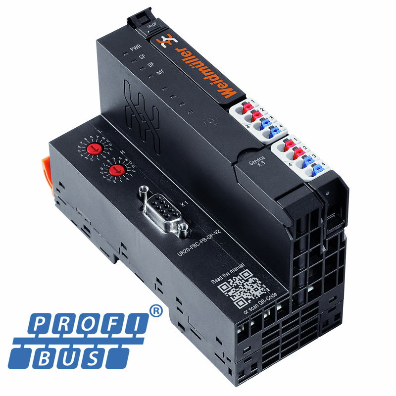 Accoppiatore bus di campo (I/O), PUSH IN, Micro USB 2.0, 24 V DC +20 %/ -15 %, tramite il bus di sistema, -20 °C...60 °C