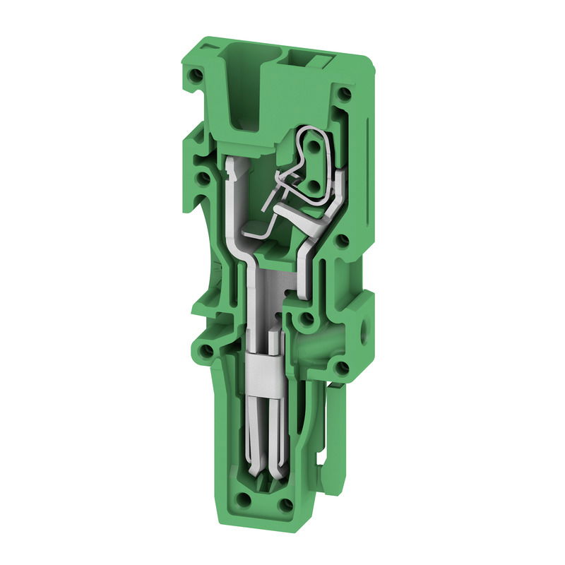 Connettore (Morsetto), SNAP IN, 2.5 mm², 24 A, 800 V, Numero di collegamenti: 1, Numero di poli: 1, Larghezza: 5.1 mm