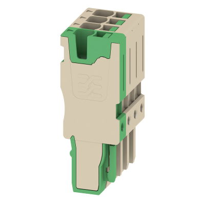 Connettore (Morsetto), SNAP IN, 2.5 mm², 24 A, 800 V, Numero di collegamenti: 4, Numero di poli: 4, Larghezza: 20.4 mm