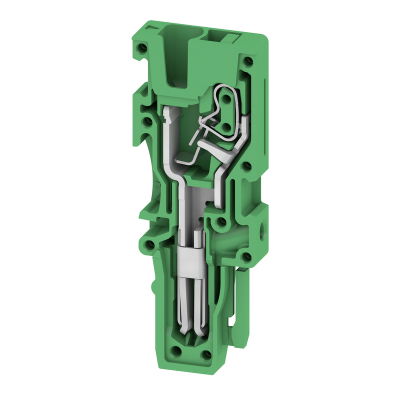 Connettore (Morsetto), SNAP IN, 2.5 mm², 24 A, 800 V, Numero di collegamenti: 1, Numero di poli: 1, Larghezza: 5.1 mm