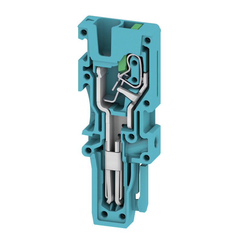 Connettore (Morsetto), SNAP IN, 2.5 mm², 24 A, 800 V, Numero di collegamenti: 1, Numero di poli: 1, Larghezza: 5.1 mm