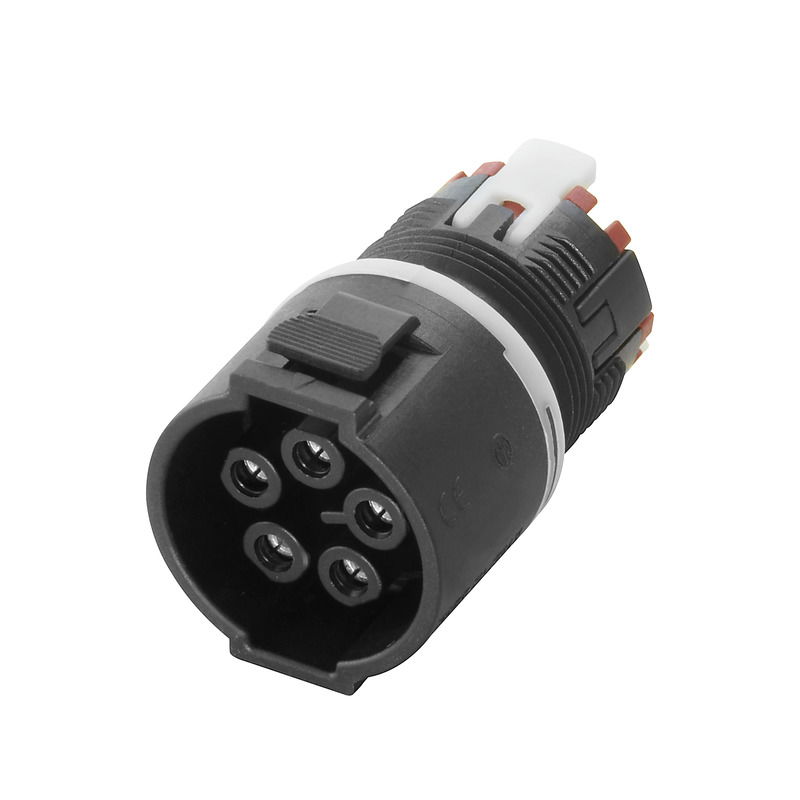 Connettore circolare (personalizzabile sul campo), M20, nessuno, Connettori tondi, PUSH IN con attuatore, Numero di poli: 5, IP68, Collegamento scherm