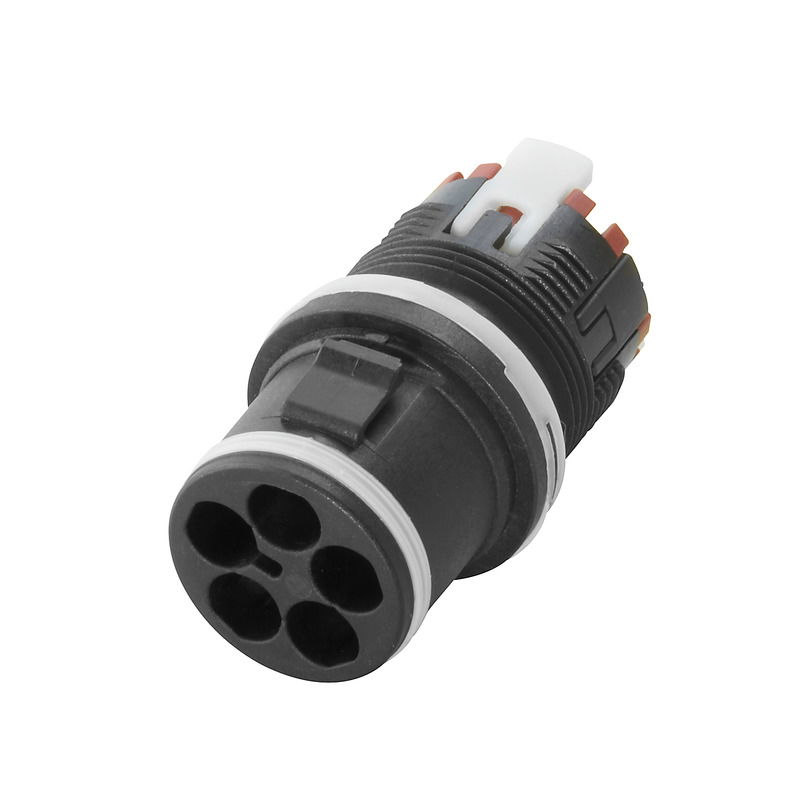Connettore circolare (personalizzabile sul campo), M20, nessuno, Connettori tondi, PUSH IN con attuatore, Numero di poli: 5, IP68, Collegamento scherm