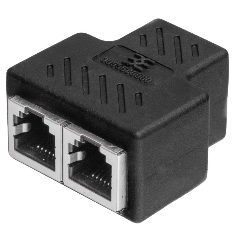 Connettore a innesto passante RJ12, IP20, Collegamento 1: RJ12, Collegamento 2: RJ12