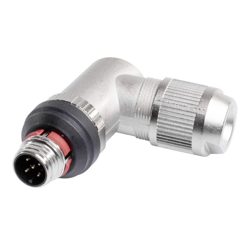 Connettore circolare (personalizzabile sul campo), M12 Push-Pull, A, PUSH IN, Numero di poli: 4, IP65, IP67, Collegamento schermato: Sì