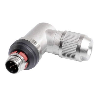 Connettore circolare (personalizzabile sul campo), M12 Push-Pull, A, PUSH IN, Numero di poli: 4, IP65, IP67, Collegamento schermato: Sì